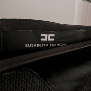 High Waisted business/dress pant by Elisabetta Franchi. Made in Italy
